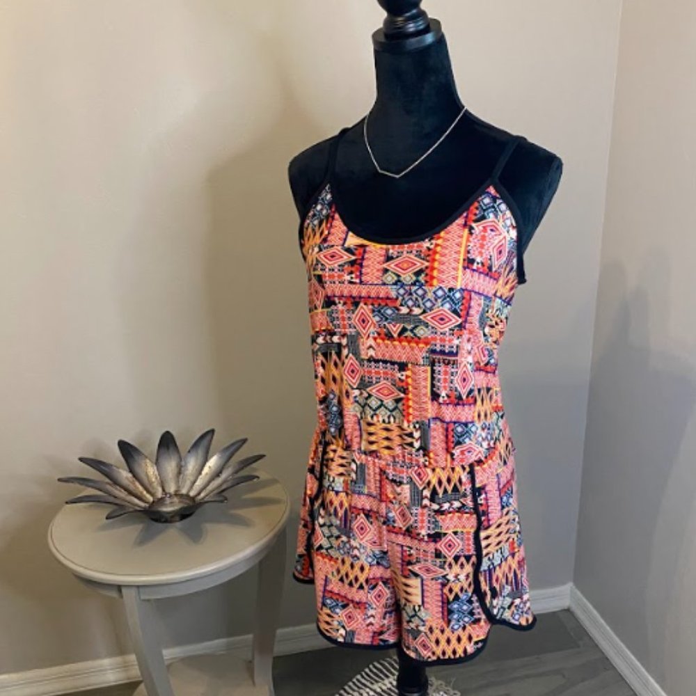 NEW Tribal Print Multicolored Romper
